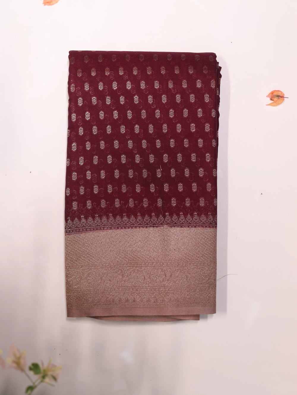 Contrast Viscose Georgette Banarasi - SIT5778