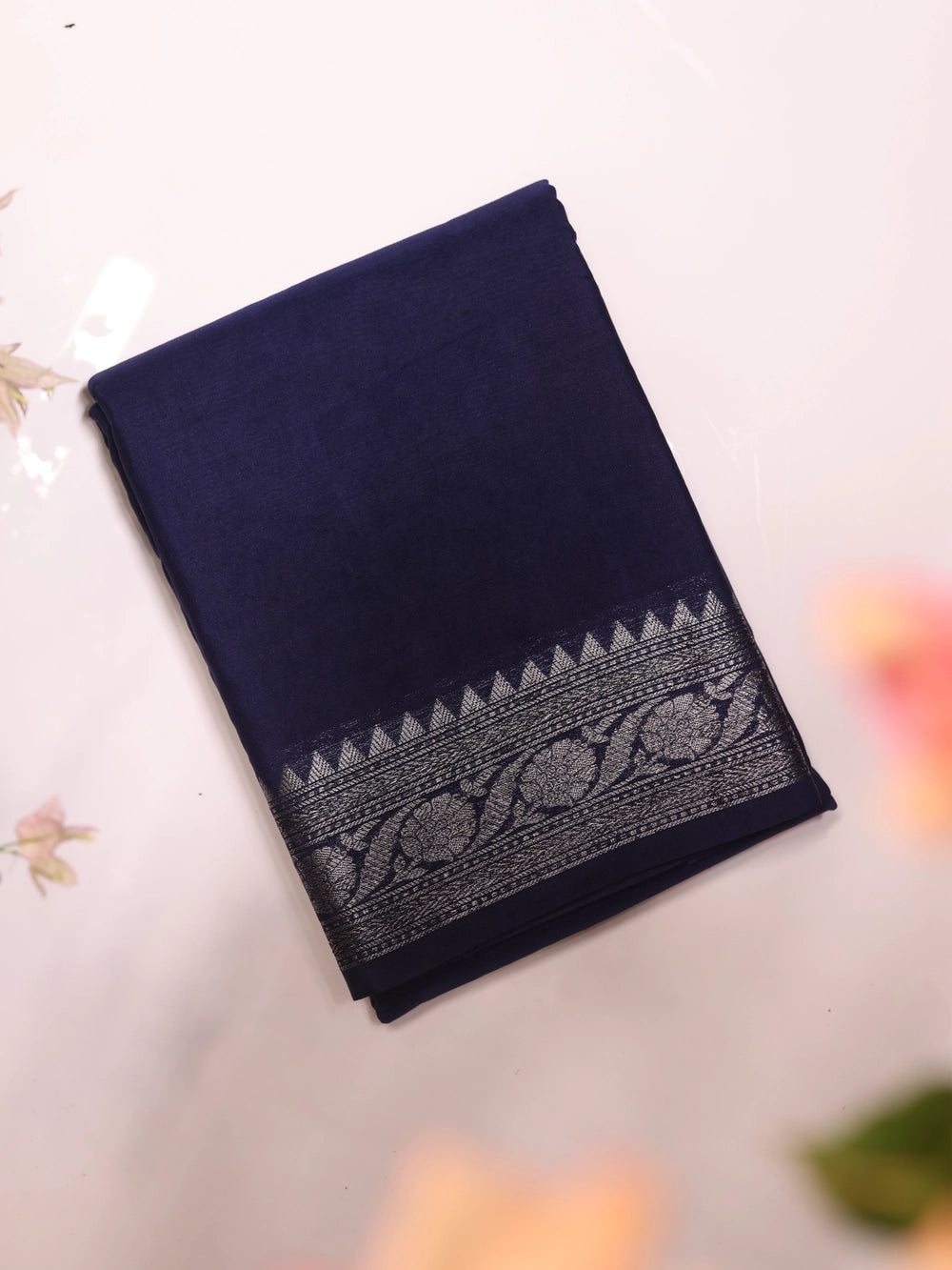 Contrast  Viscose Georgette Semi Banarasi - SIT5786