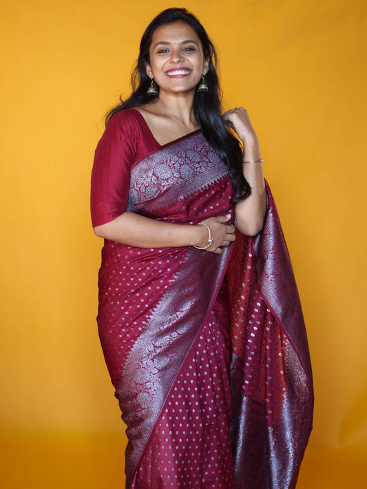 Semi Banaraci Saree - SIT5776